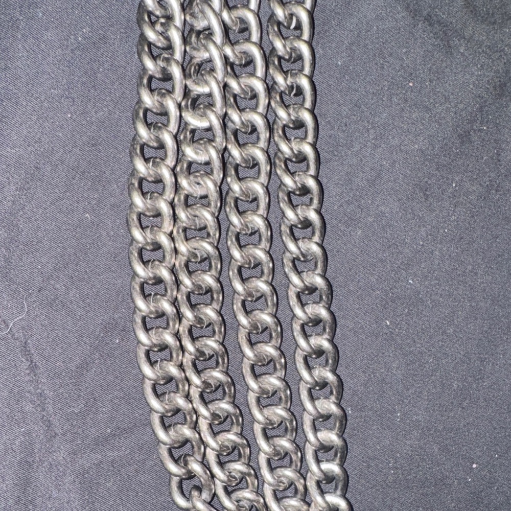 Kurt Geiger Metallic Rainbow Chevron Dual Strap Shoulder Bag- GUC - Picture 7 of 8